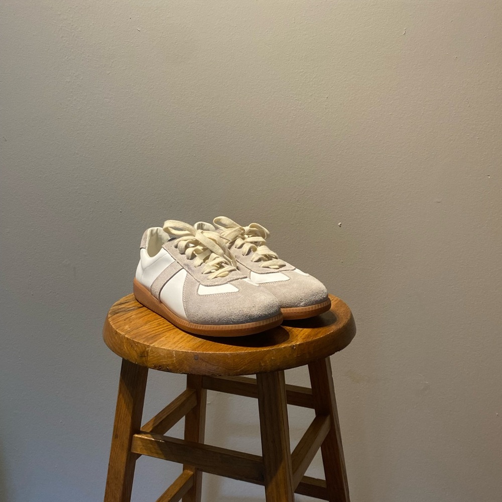 Maison Martin Margiela White and Gray Sneakers